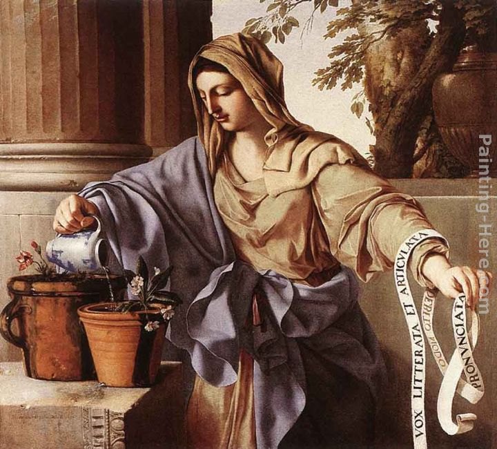 Laurent De La Hire Allegorical Figure of Grammar